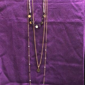 Loft 3 Tier Choker Necklace